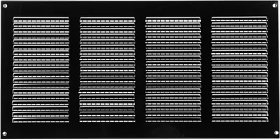 Produktbild von Lüftungsgitter LG-4020 BL Schwarz 400 x 200 Fliegengitter Abluftgitter