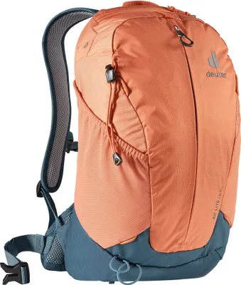 Zdjęcie produktu dla Deuter AC Lite 15 SL, Górne, Wspinaczka górska, Niebieski, Pomarańczowy, Unisex, Poliamidowy, Polietylenosulfon (PES), Kieszeń boczna