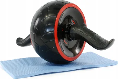 Produktbild von Bauchtrainer Roller AB Wheel - Bauchroller mit Doppelrad für Effektives Sixpack Training
