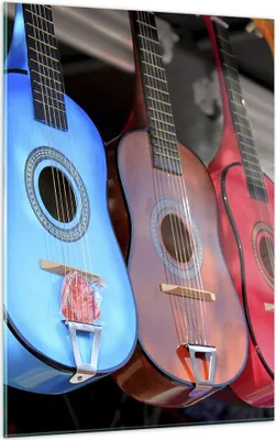 Produktbild von Bilder auf glas - Einteilig - Gitarre Musik Instrument Mexiko - 50x70cm - Glasbilder - Wandbilder - Bilder - Wanddekoration aus Glas - Glas Bilder - Wandbild auf Glas - GPA50x70-2221