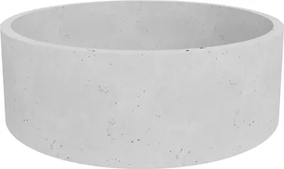 Zdjęcie produktu dla Donica Betonowa Zewnętrzna Na Dwór Z Otworami Zadora RING GM 150/50 biały