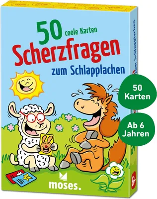 Imagen del producto de 50 coole Karten - Scherzfragen zum Schlapplachen