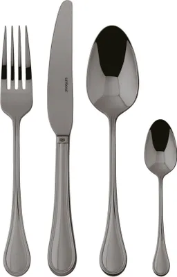 Produktbild von Sambonet Besteckset Royal Schwarz 24-teilig