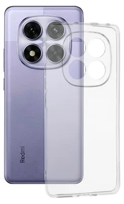 Obrázek produktu pro Techsuit Průhledný silikonový zadní kryt pro Xiaomi Redmi Note 14 Pro / Xiaomi Poco X7 - Transparentní