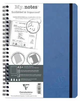 Produktbild von AGE BAG MY.NOTES A5+ 60Bl DOT blau