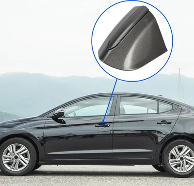 Image de Capuchon D'Extrémité De Poignée De Porte Avant Gauche Pour Ford Mondeo Edge Taurus 2013-2020 Abs Gris 1 Pièce