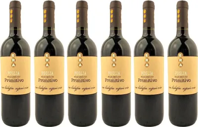 Produktbild von 6x Era Primitivo Puglia Rotwein 13% Vol. 0,75L -