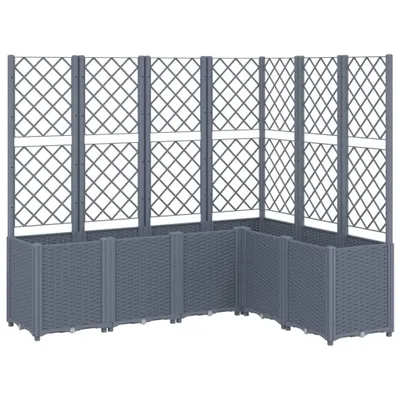 Obrázok produktu pre Záhradný kvetináč s mriežkou, modrosivý 160x120x140 cm, PP