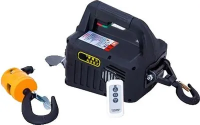 Obrázok produktu pre Elektrický navijak, nosnosť 500 kg, funkcia diaľkového ovládania, 3 v 1, 500 kg 7,6 m