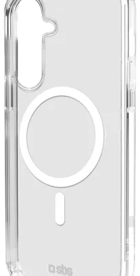 Imagen del producto de Funda transparente SBS, compatible con carga inalámbrica y magnética, para Samsung Galaxy S25
