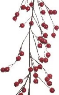 Produktbild von Girlande rot Beerengirlande Weihnachten Tischdeko