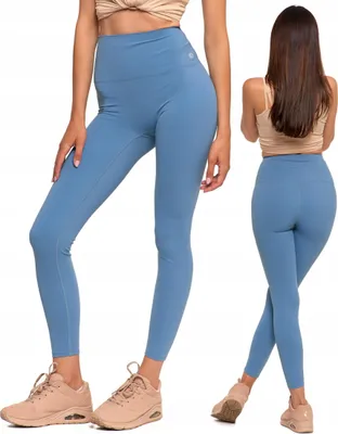 Produktbild von Damen-Leggings mit hoher Taille, blickdicht, Elasthan, für das Fitnessstudio, Größe M