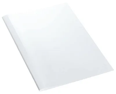 Image de Leitz 177160, classeur à thermoscellage, format A4, dos de 4 mm, 100 pièces, blanc
