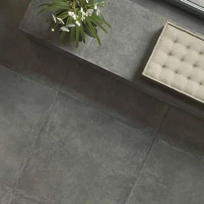 Produktbild von CASA39 Fliesen Betonoptik Schwarz 60x60 cm Castelvetro Industrial