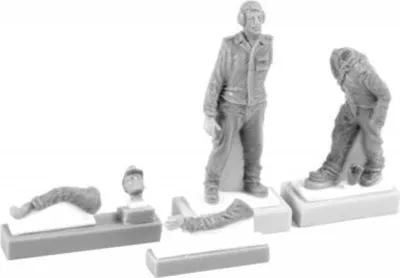 Productafbeelding van CMK Viggen grondpersoneel (2 figuren), schaal 1:48