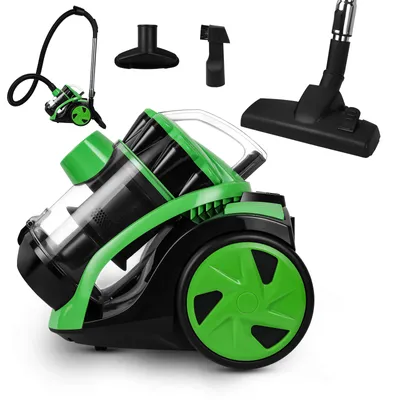 Produktbild von VINGO 900 Watt Staubsauger Beutellos 3.0L Bodenstaubsauger Bodenstaubsauger Leise fuer Hart- und Teppichboeden aeusserst effizienter HEPA-Filter Niedriger Stromverbrauch
