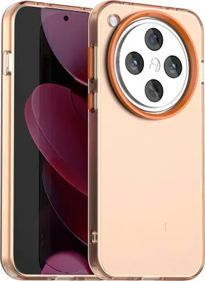 Produktbild von Handyhülle für Oppo Find X8 5G Schlank Durchscheinend Matt Stoßfest Schutzhülle Orange