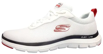 Produktbild von Skechers Flex Advantage 4.0 Herren Laufschuh in Weiß, Größe 44