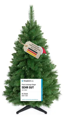 Produktbild von RS Trade Künstlicher Weihnachtsbaum Colorado-Mix 120cm Tannenbaum PVC Grün