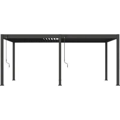 Produktbild von OMBREA - Pergola - Aluminium - Bioklimatisch - Anthrazit - 3x6 m
