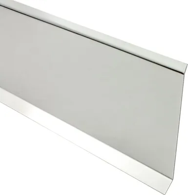 Produktbild von Sockelleiste Edelstahl Fußbodenleisten V2A L250cm 80mm glänzend