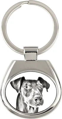 Image de Terrier de Manchester - porte-clés avec chien, porte-clés imprimé, pendentif personnalisé de la marque Art-Dog