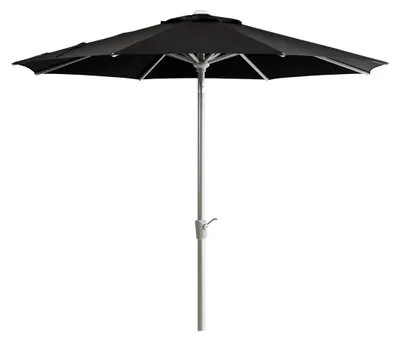Produktbild von Sonnenschirm Abriola 270 x 258 x 270 cm Polyester Aluminium Schwarz