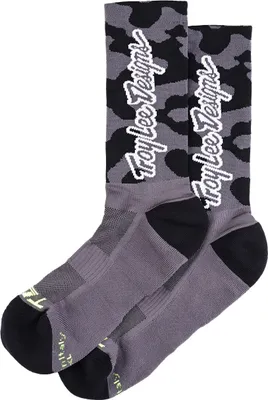 Image de Chaussettes de performance Troy Lee Designs pour hommes, Scrubland, noires, S/M