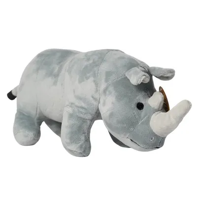 Produktbild von Kuscheltier Nashorn Rhinozeros Plüschtier Safari Wildtier grau
