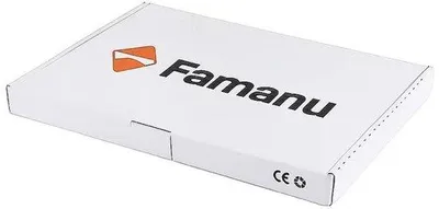 Produktbild von Famanu Wiederverwendbare Fusselrolle, Klebrige Fusselbürste für Haustiere, Haarentferner für Kleidung und Teppiche - Mittelgroß