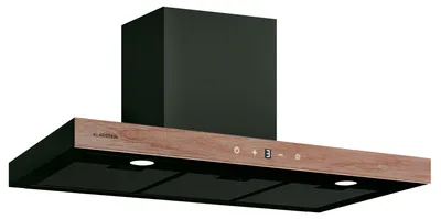 Produktbild von Klarstein ZenFusion T Dunstabzugshaube - 90 cm Wandmontage, Boost-Modus 885 m³/h, A++ , LED 4000 K, Touch-Bedienung, Leise 47 dB, Abluft & Umluft, Schwarz