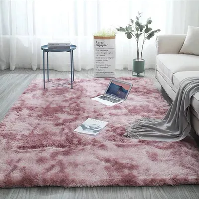 Produktbild von Ombre Shaggy Strado Teppich 160x200 OmbrePurple (Rosa)