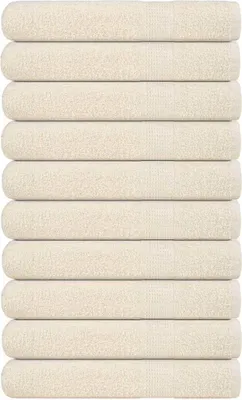 Produktbild von Handtücher FROGN 10 Stk. Creme 100x200 cm 360 g/m²