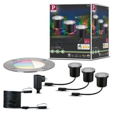 Produktbild von Paulmann Plug & Shine LED Bodeneinbauleuchte RGBW Basisset