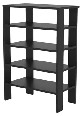 Produktbild von Coemo Schuhregal Charlie Standregal Bücherregal Schwarz