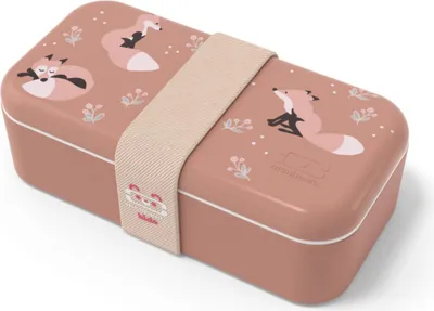 Produktbild von MONBENTO 0,5L Lunchbox - Forest Friends Kinder Kunststoff Frühstücksbox