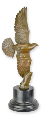 Produktbild von Eine Bronzeskulptur einer fliegenden Taube Replikat Retro Design Dekoration