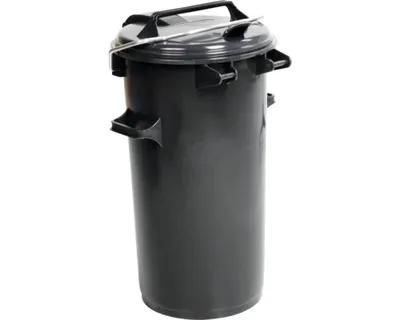 Produktbild von Mülleimer mit Klappdeckel Cargo 50 l schwarz matt