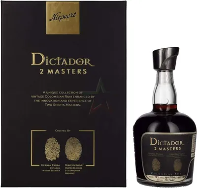 Produktbild von Dictador 2 MASTERS NIEPOORT 1971/1974/1978/1980 Rum Port Pipe Finish 1st Release 2021 48.0 % 0,70 lt.