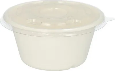 Produktbild von 100 Papstar Deckel für Schalen R-PET rund Ø 17 cm, 1,5 cm glasklar 89680
