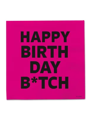 Produktbild von 20 Servietten Happy Birthday Bitch