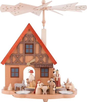 Produktbild von 1-stöckige Tischpyramide Haus Christi Geburt (29cm) von Richard Glässer