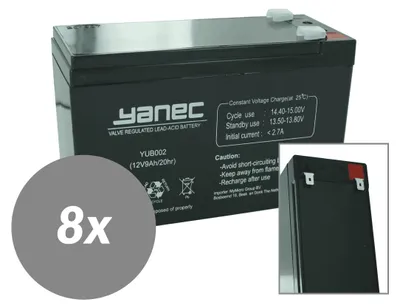 Produktbild von Yanec UPS-Ersatzbatteriesatz RBC27 (ohne Kabel)