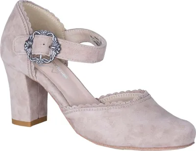 Produktbild von Leder Pumps Blockabsatz offener Mittelfußbereich 7,5 cm Absatzhöhe 3005715