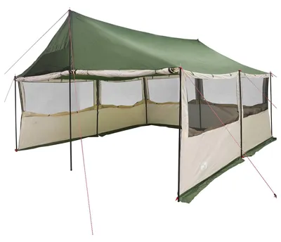 Immagine prodotto di Tenda per famiglie vidaXL verde 450 x 400 x 265 cm in poliestere e acciaio