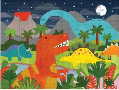 Immagine prodotto di Bodenpuzzle - Puzzle da pavimento Dinosauro (Puzzle per bambini)