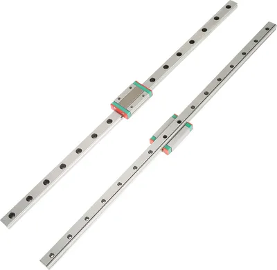 Zdjęcie produktu dla 2 prowadnice liniowe LML12H o długości 400 mm z blokami ślizgowymi MGN12H