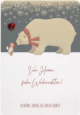 Produktbild von Weihnachten  Unverpackt  Glückwunschkarte im Format 116 x 166 cm mit U