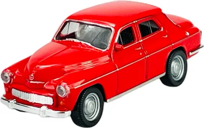 Obrázek produktu pro Welly Warszawa 224 červená 1:43 Die Cast kovový model  v krabici 44028
