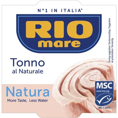 Immagine prodotto di Rio Mare Tonno Naturale 112g – Tonno ricco di proteine nel suo stesso succo
